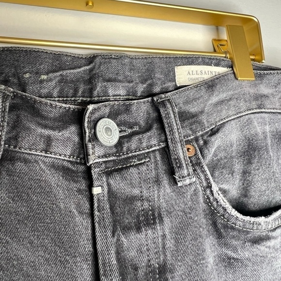AllSaints Cigarette Skinny Fit Stretch Denim Jeans - MENS - Picture 3 of 8